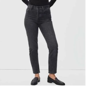 Everlane The Cheeky Straight Jean Washed Black